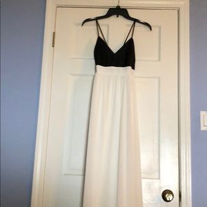 Black and white dress
